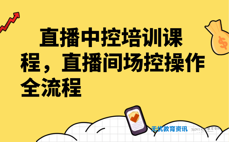 直播中控培训课程,直播间场控操作全流程