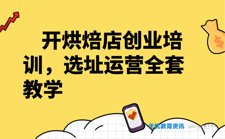 开烘焙店创业培训,选址运营全套教学